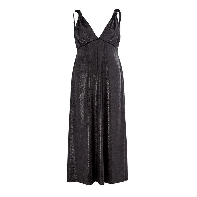 Lardini Elegant Polyester Black Dress - Timeless Italian Style