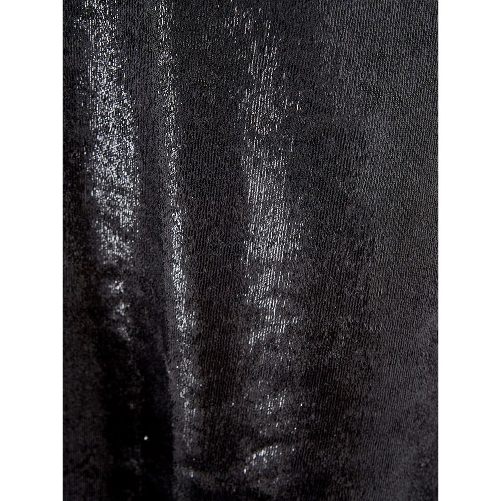 Lardini Elegant Polyester Black Dress - Timeless Italian Style