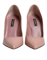 Dolce & Gabbana Pink Patent Leather Stiletto Heel Pumps