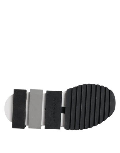 Sneakers blanches et noires Sorrento de Dolce & Gabbana