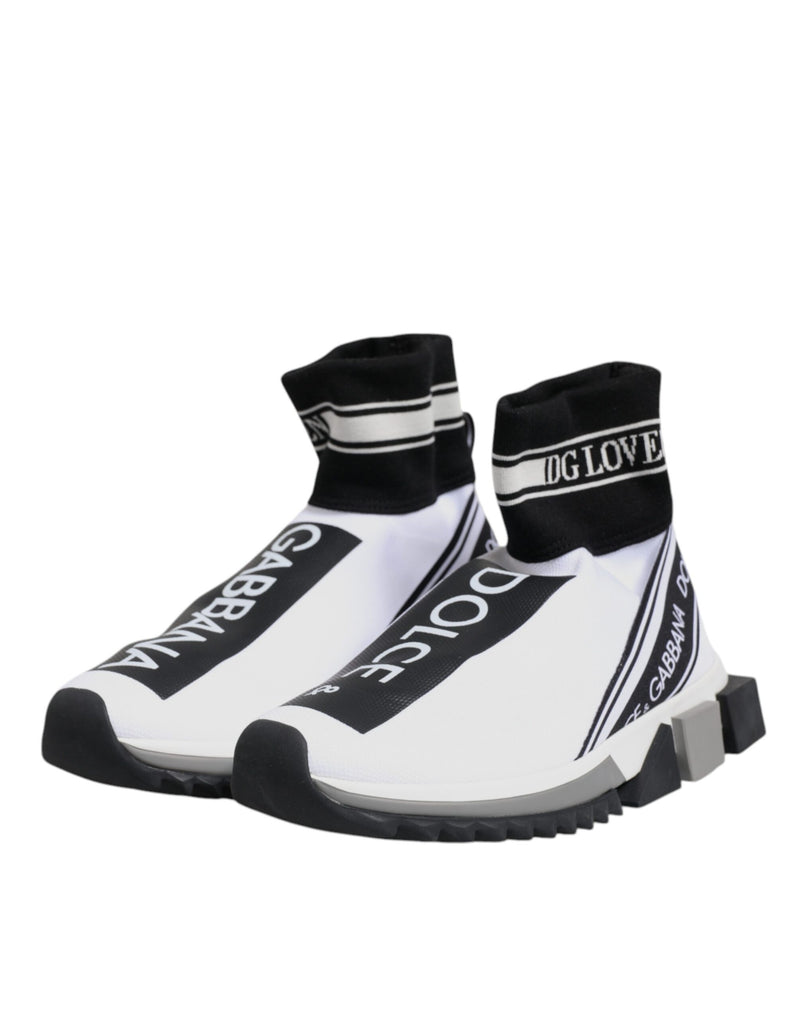 Dolce & Gabbana Sorrento Slip-On Sneakers - Black & White