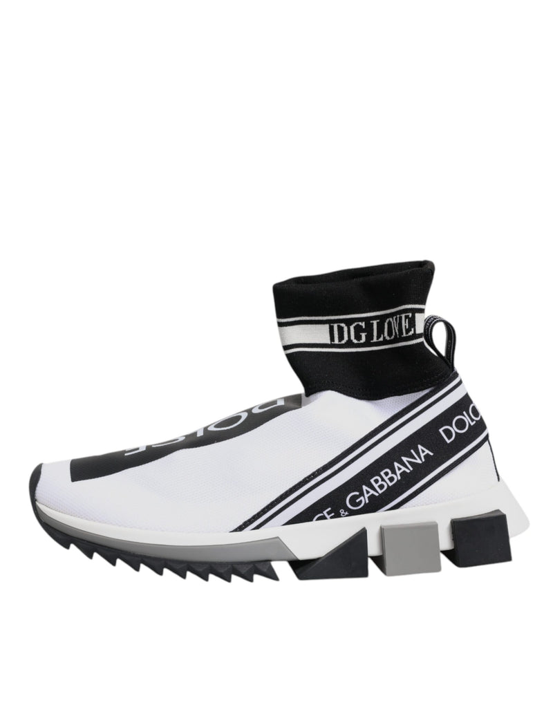 Dolce & Gabbana Sorrento Slip-On Sneakers - Black & White