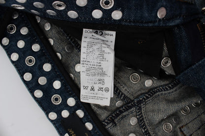 Jeans slim GIRLY ornés de cristaux de Dolce & Gabbana