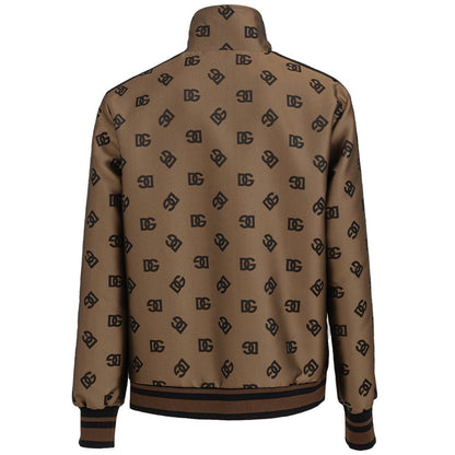 Dolce & Gabbana Bronze Polyester Jackets & Coat