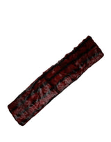 Écharpe en fourrure Dolce & Gabbana Noir Rouge