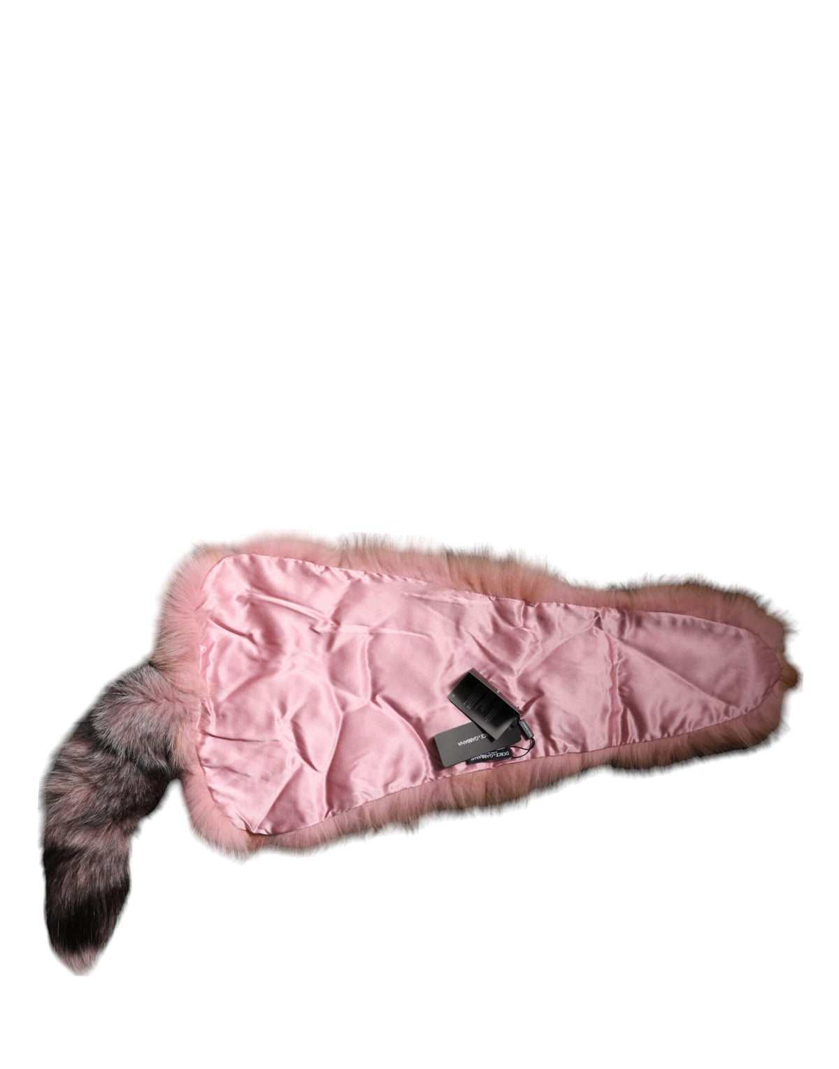 Dolce & Gabbana Écharpe Neck Warmer en Fourrure de Renard Rose