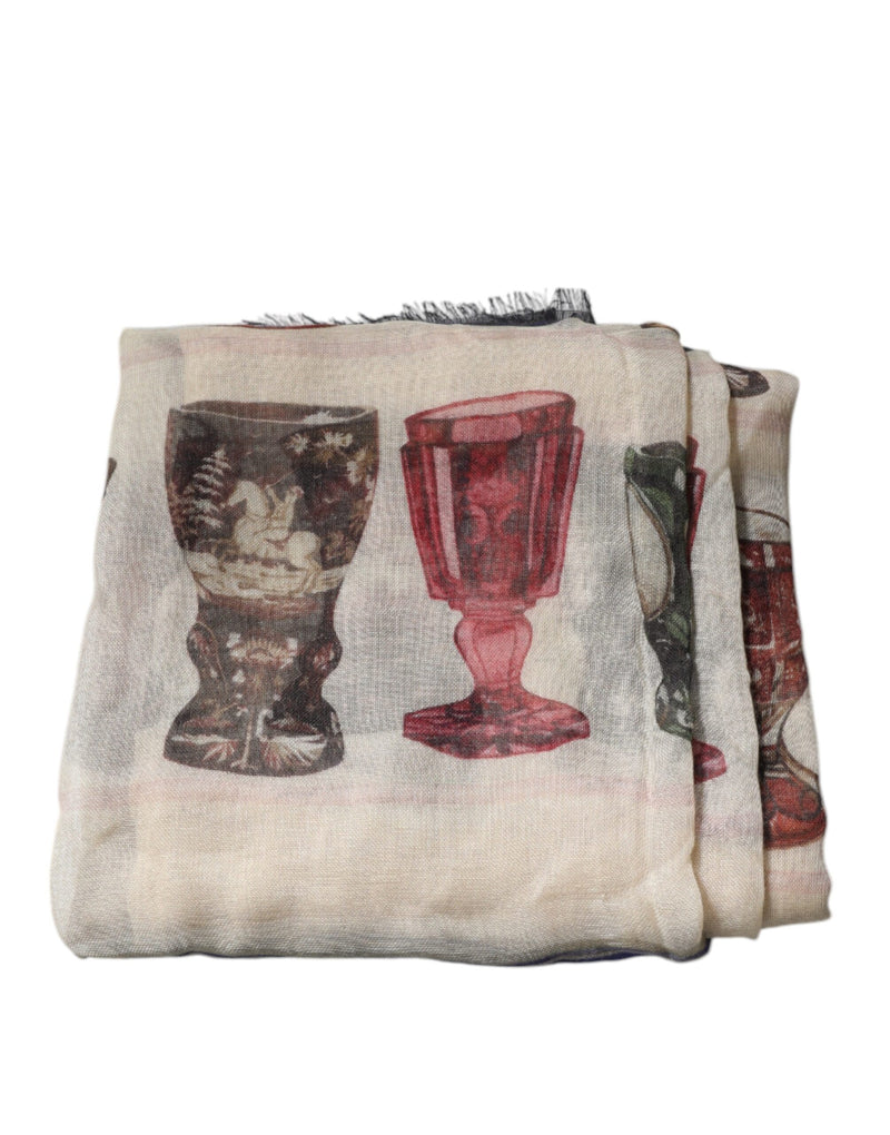 Dolce & Gabbana Foulard en Cachemire Multicolore
