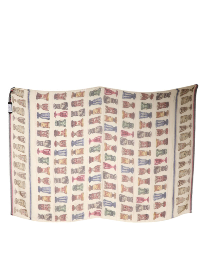 Dolce & Gabbana Foulard en Cachemire Multicolore
