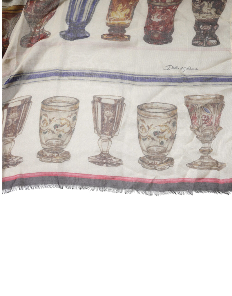 Dolce & Gabbana Foulard en Cachemire Multicolore