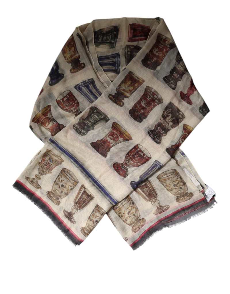 Dolce & Gabbana Foulard en Cachemire Multicolore