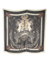 Foulard en cachemire imprimé multicolore Dolce &amp; Gabbana