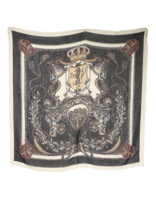 Foulard en cachemire imprimé multicolore Dolce &amp; Gabbana
