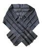 Foulard châle en soie fantaisie bleu foncé Dolce & Gabbana