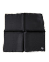 Foulard carré Dolce &amp; Gabbana à logo couronne noire