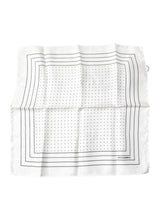 Foulard carré à pois blancs Dolce &amp; Gabbana