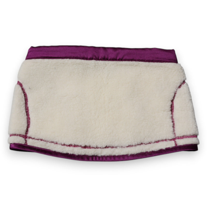 Dolce & Gabbana Écharpe Chauffe-Cou en Cachemire Blanc et Violet
