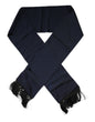 Dolce &amp; Gabbana donkerblauwe fantasiefranjes nekwikkelsjaal