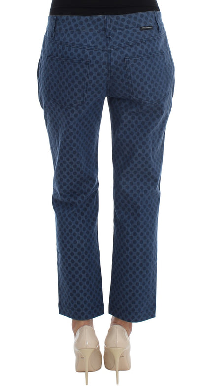 Jeans Capri à pois stretch Dolce & Gabbana