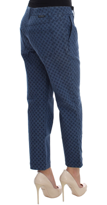 Jeans Capri à pois stretch Dolce & Gabbana
