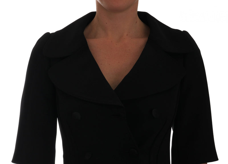 Veste blazer courte noire Dolce &amp; Gabbana