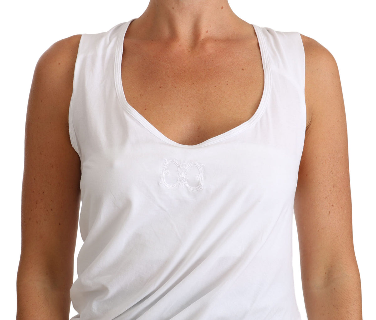 Débardeur blanc Cavalli T-shirt CAVALLI Jersey