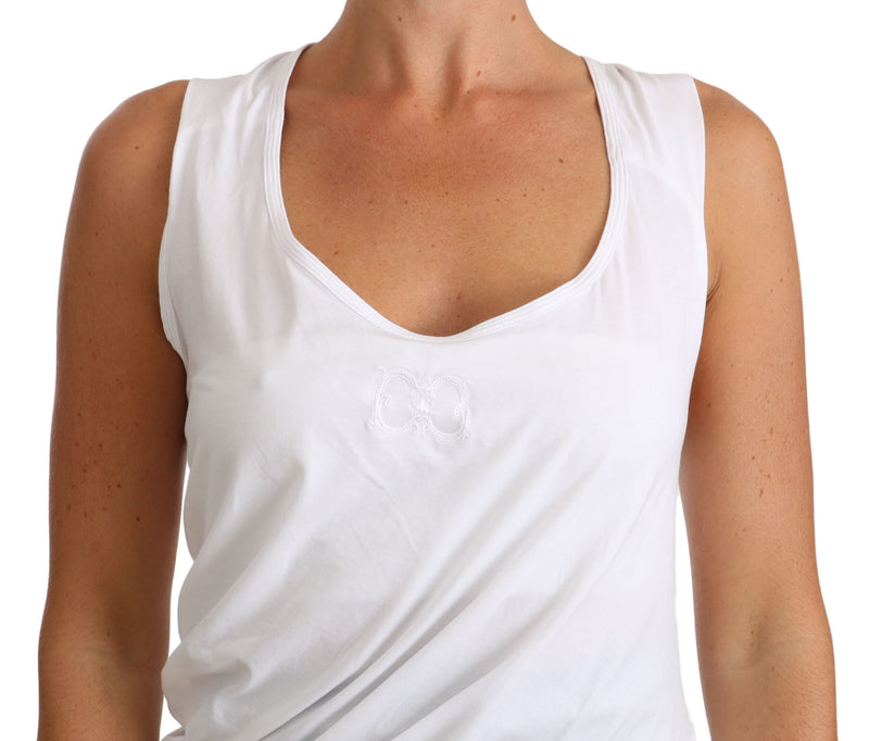 Débardeur blanc Cavalli T-shirt CAVALLI Jersey