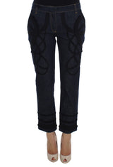 Jeans torero Capri en coton et denim bleu de Dolce &amp; Gabbana