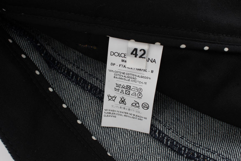 Jeans torero Capri en coton et denim bleu de Dolce &amp; Gabbana