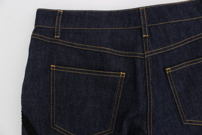Jeans torero Capri en coton et denim bleu de Dolce & Gabbana