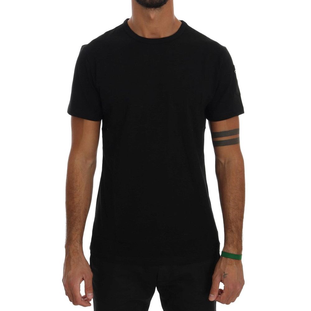 T-shirt en coton noir de Daniele Alessandrini