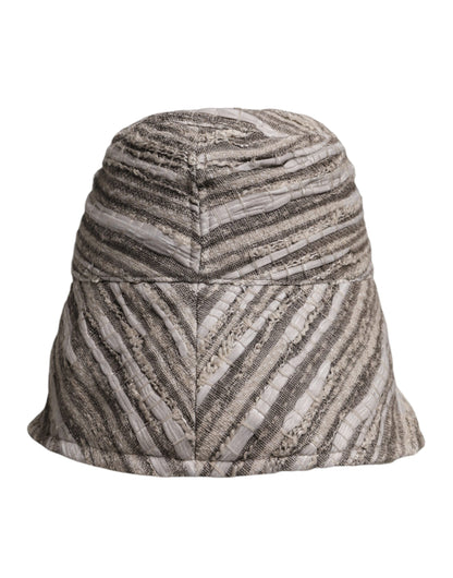 Dolce & Gabbana Multicolor Stripes Katoenen Bucket Cap