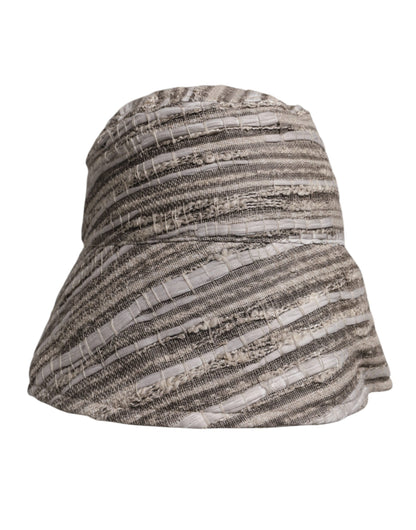 Dolce & Gabbana Multicolor Stripes Katoenen Bucket Cap