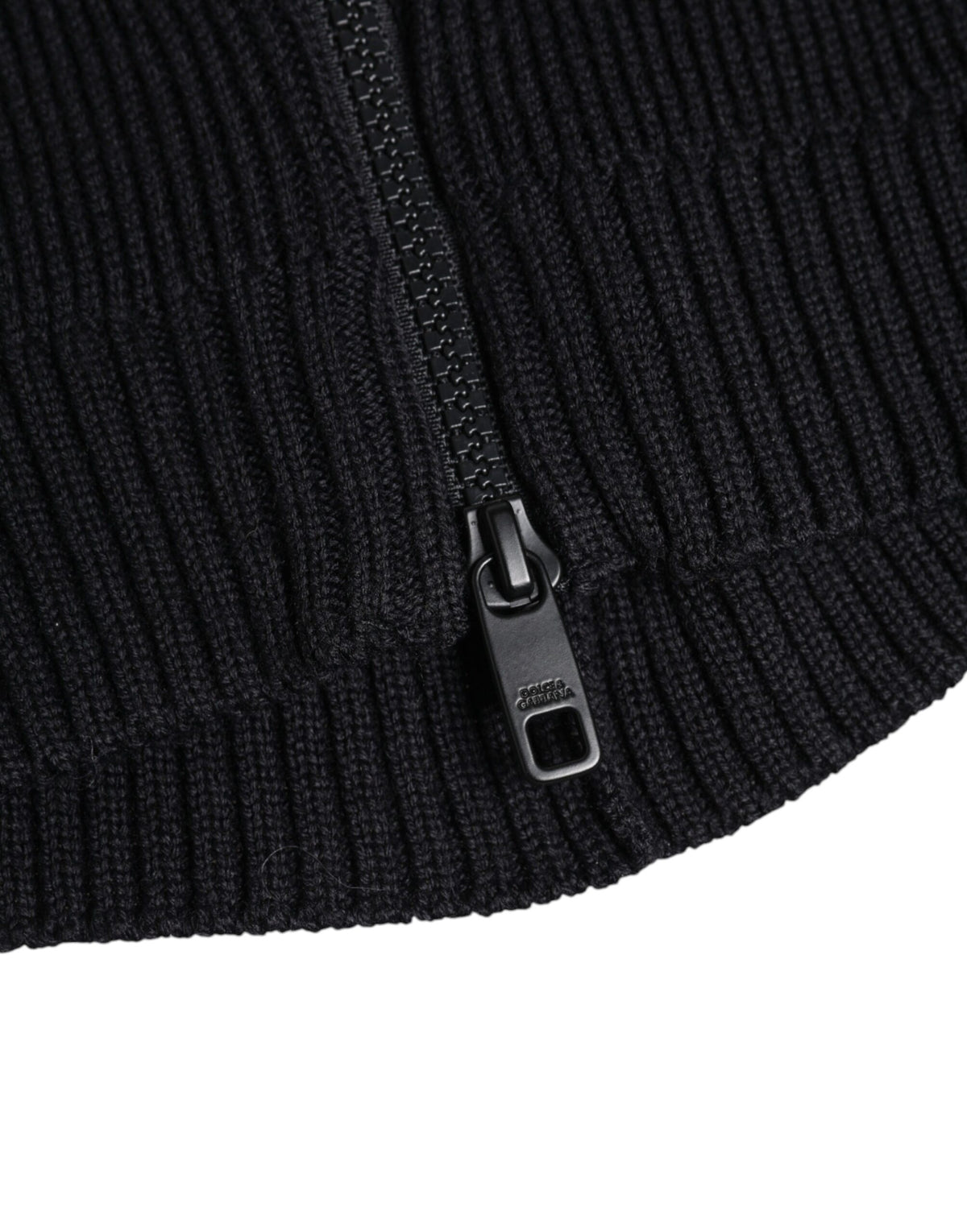 Cagoule en laine noire Dolce & Gabbana
