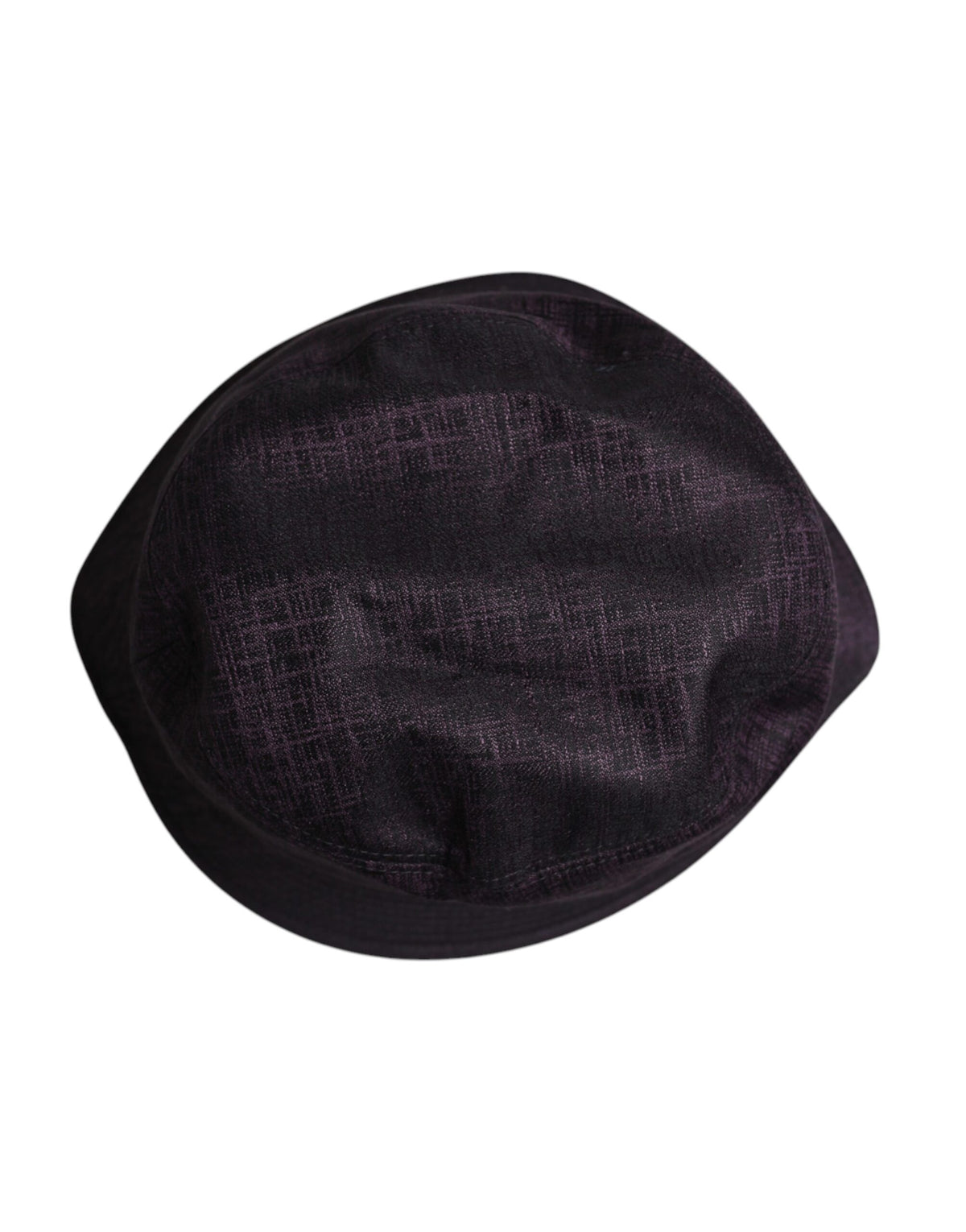 Chapeau bob en nylon noir à large bord Dolce & Gabbana