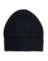 Bonnet d'hiver tricoté en cachemire noir Dolce &amp; Gabbana