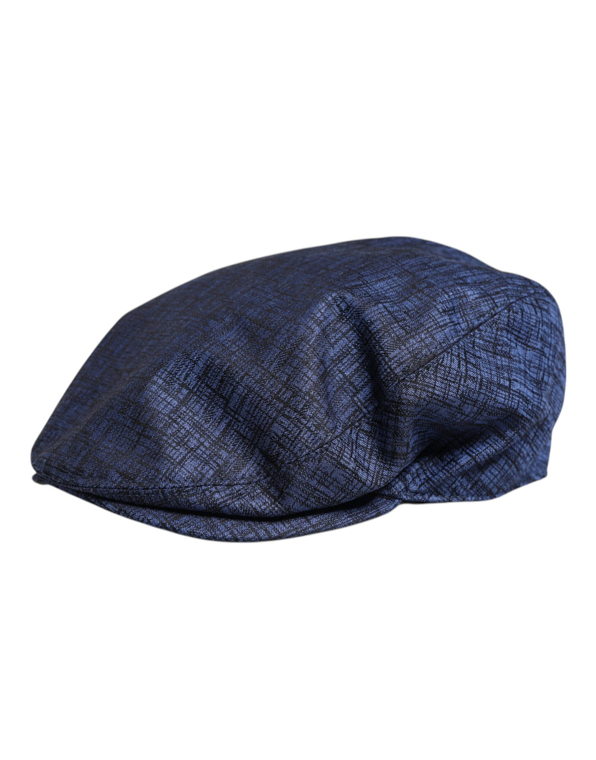 Chapeau gavroche extensible en coton bleu Dolce & Gabbana