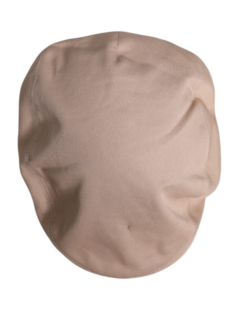 Dolce & Gabbana Chapeau Newsboy Capello Cabbie en coton beige