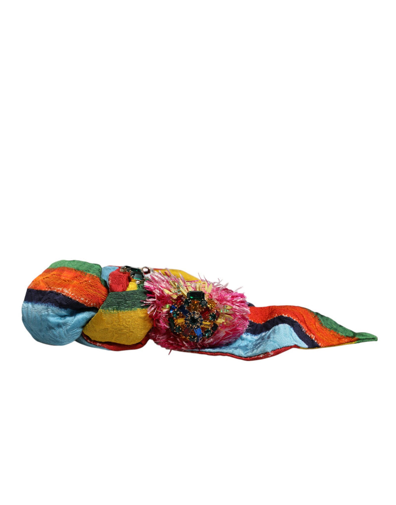 Diadème Floral Multicolore Embelli de Cristaux Dolce & Gabbana