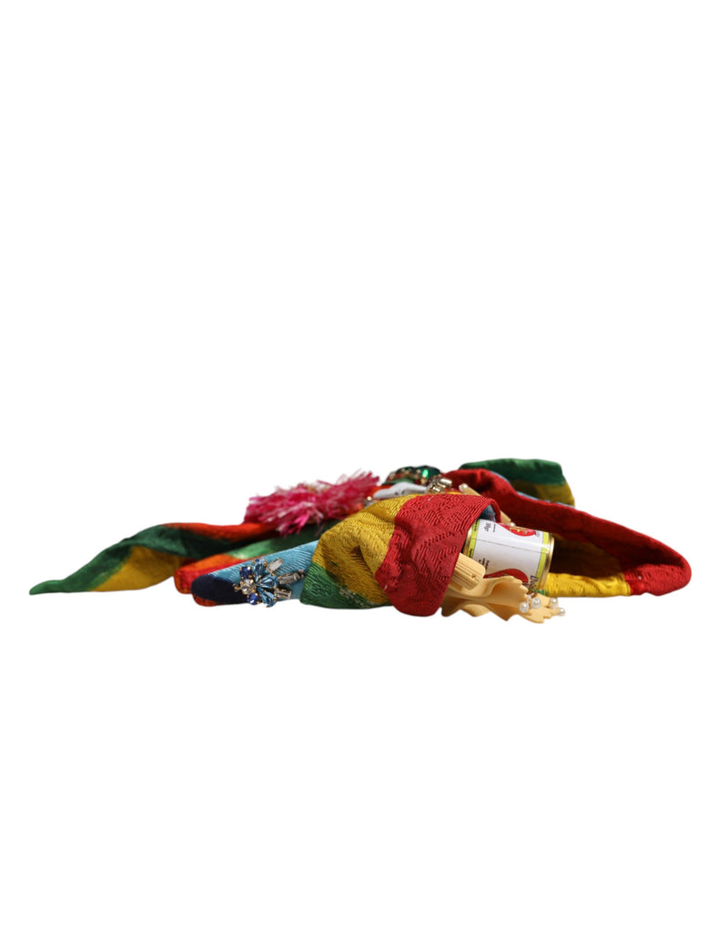 Diadème Floral Multicolore Embelli de Cristaux Dolce & Gabbana