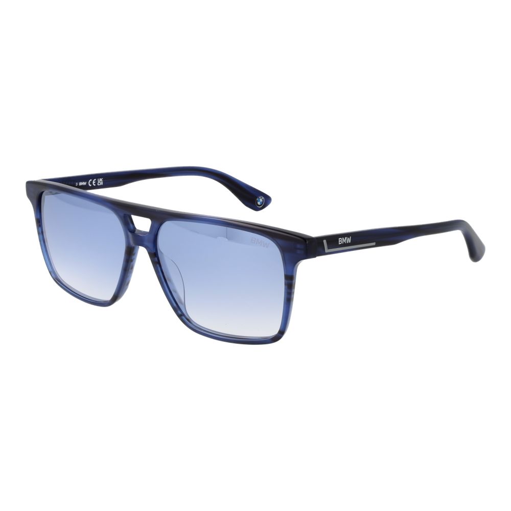 Lunettes de soleil bleues pour homme BMW