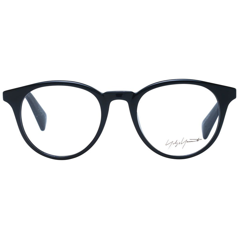 Monture de lunettes pour homme noire Yohji Yamamoto