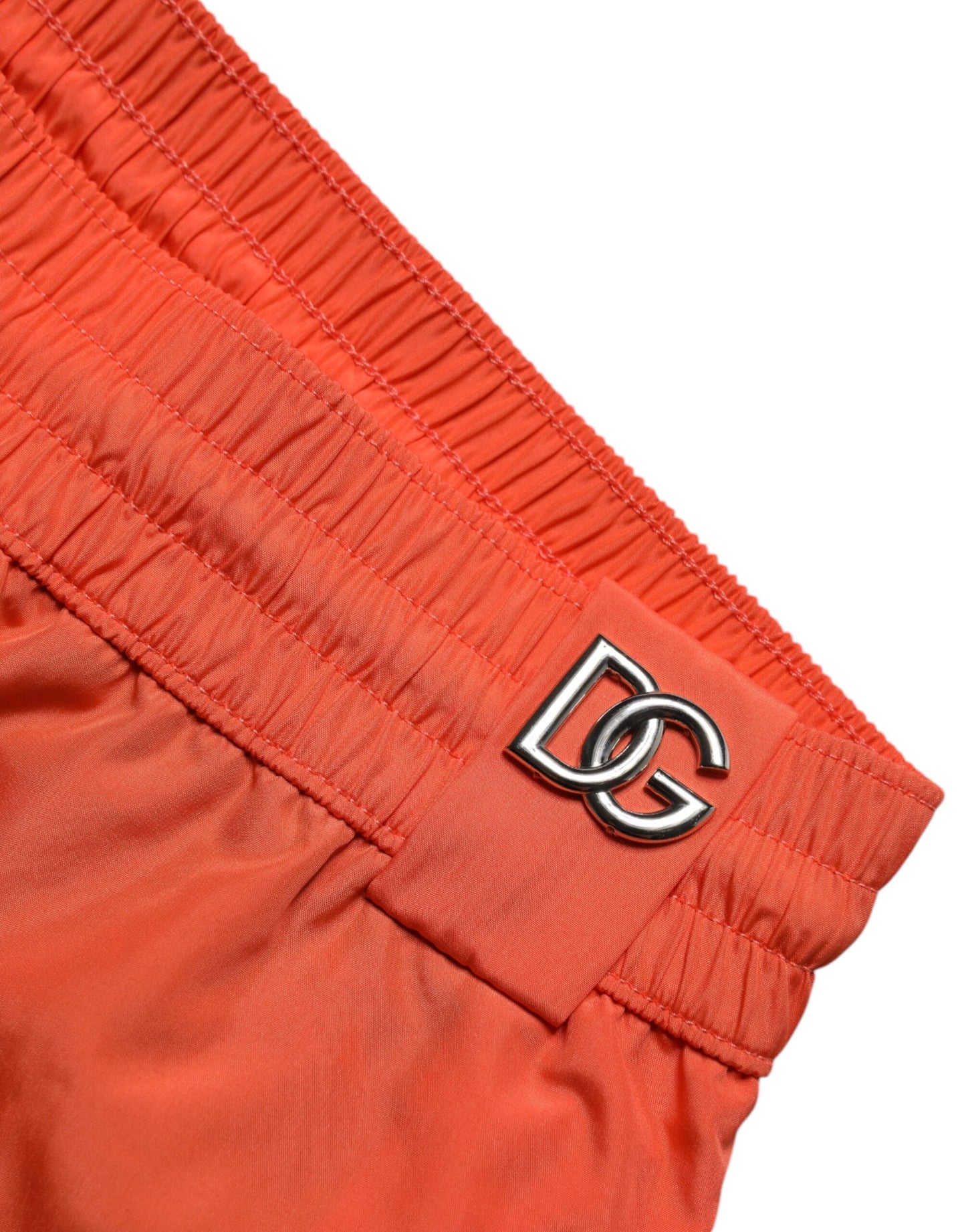 Dolce & Gabbana Orange Polyester Beachwear Shorts 2Pc Swimwear