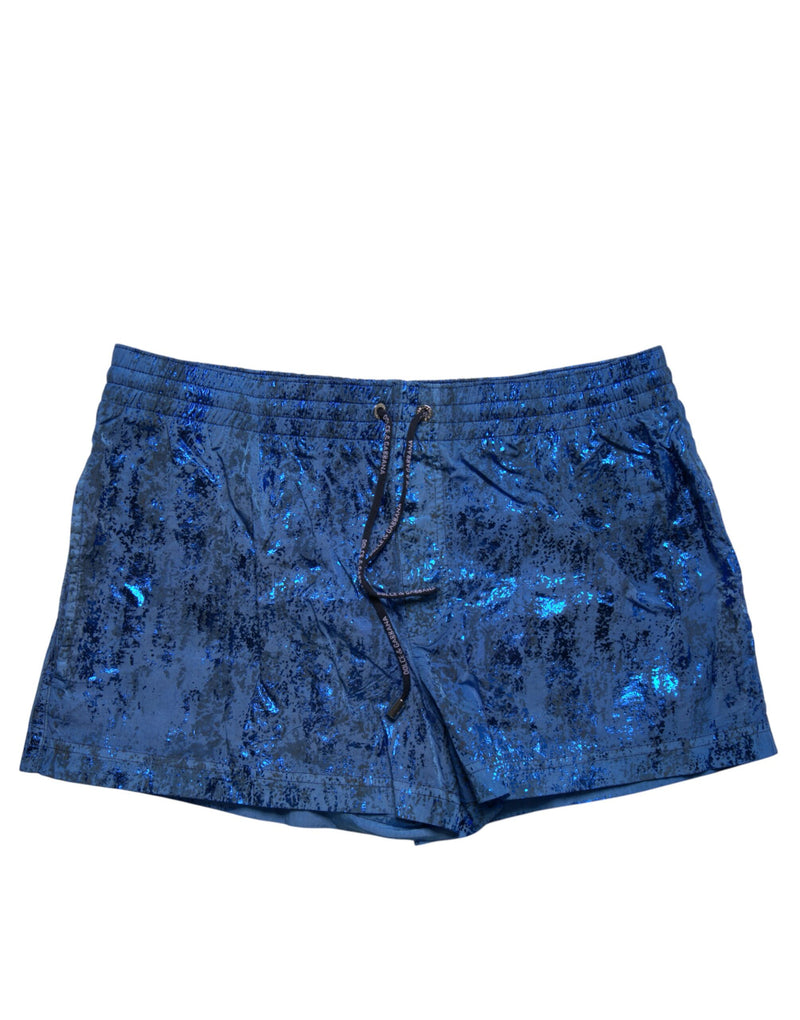 Dolce & Gabbana Blue Nylon Beachwear Swim Shorts