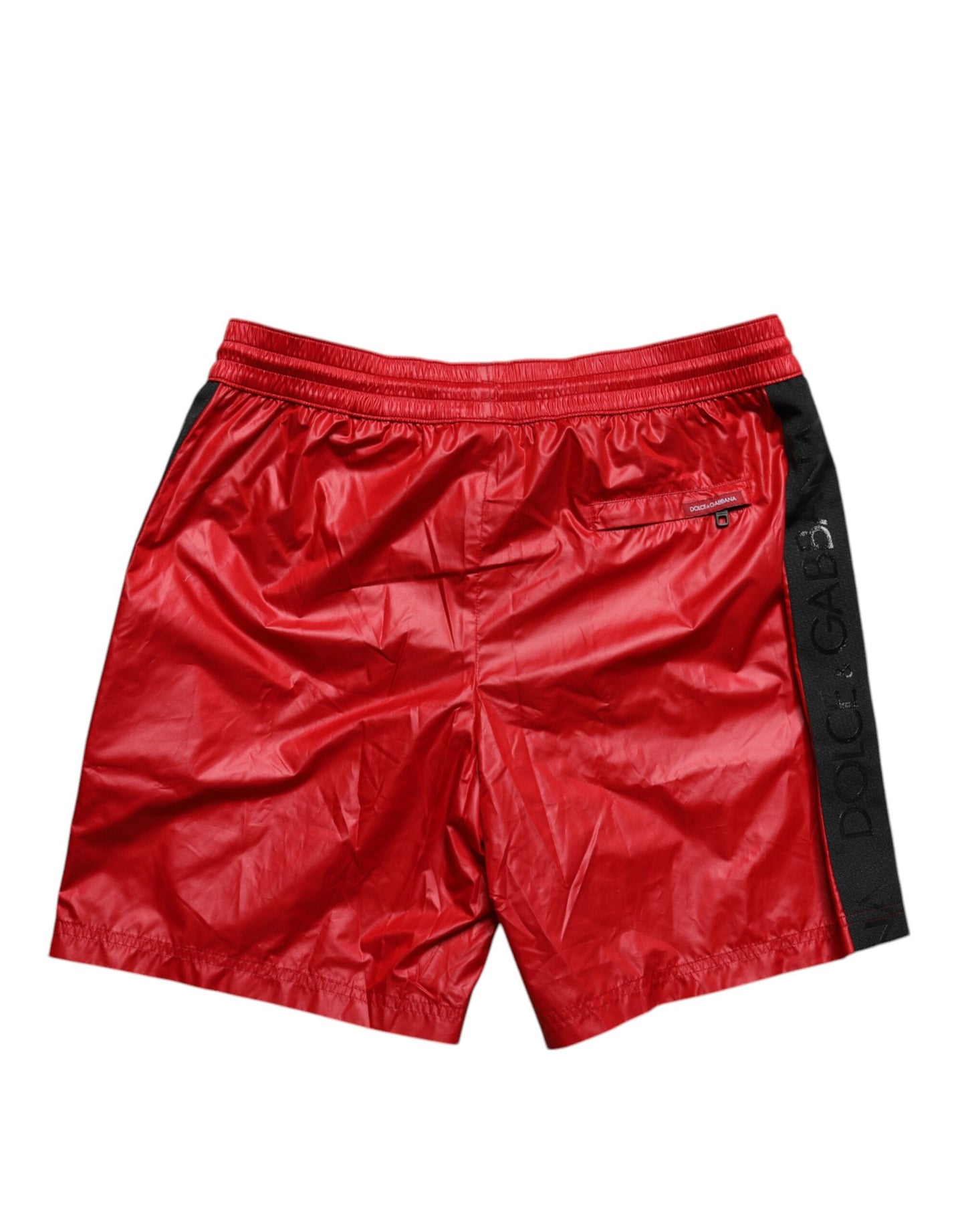 Dolce & Gabbana Red Polyester Beachwear Shorts 2Pc Swimwear