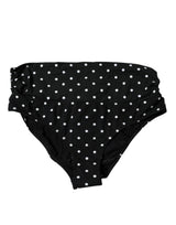 Dolce & Gabbana Black Polka Dot Bikini Bottom Swimwear