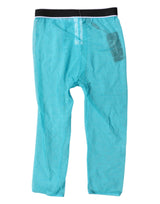 Dolce & Gabbana Light Blue DG Logo Nylon Cropped Tights