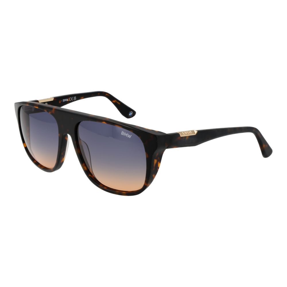 Lunettes de soleil pour homme BMW, couleur marron
