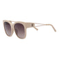 Lunettes de soleil Escada en métal beige
