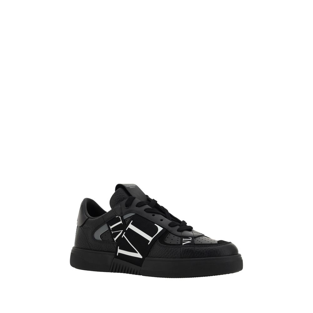 Valentino Garavani VL7N Sneakers en Cuir Noir pour Homme