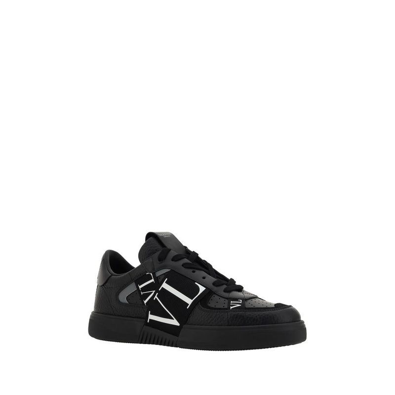 Valentino Garavani VL7N Sneakers en Cuir Noir pour Homme